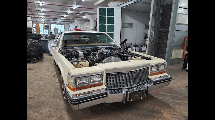 IT FITS! Duramax LBZ swapped Cadillac Coupe DeVill...
