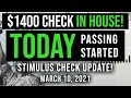 (JUST NOW! BILL DEBATE IN HOUSE! PASS IN HOURS!) $1,400 STIMULUS CHECK UPDATE! STIMULUS PACKAGE 3/10