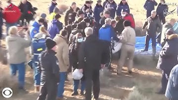 WEB EXTRA: NASA Astronaut Returns To Earth After Setting Record For Longest Single Spaceflight By An