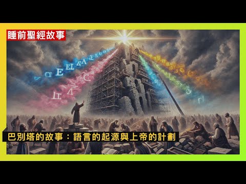 🔎睡前聖經故事💙巴別塔的故事：語言的起源與上帝的計劃