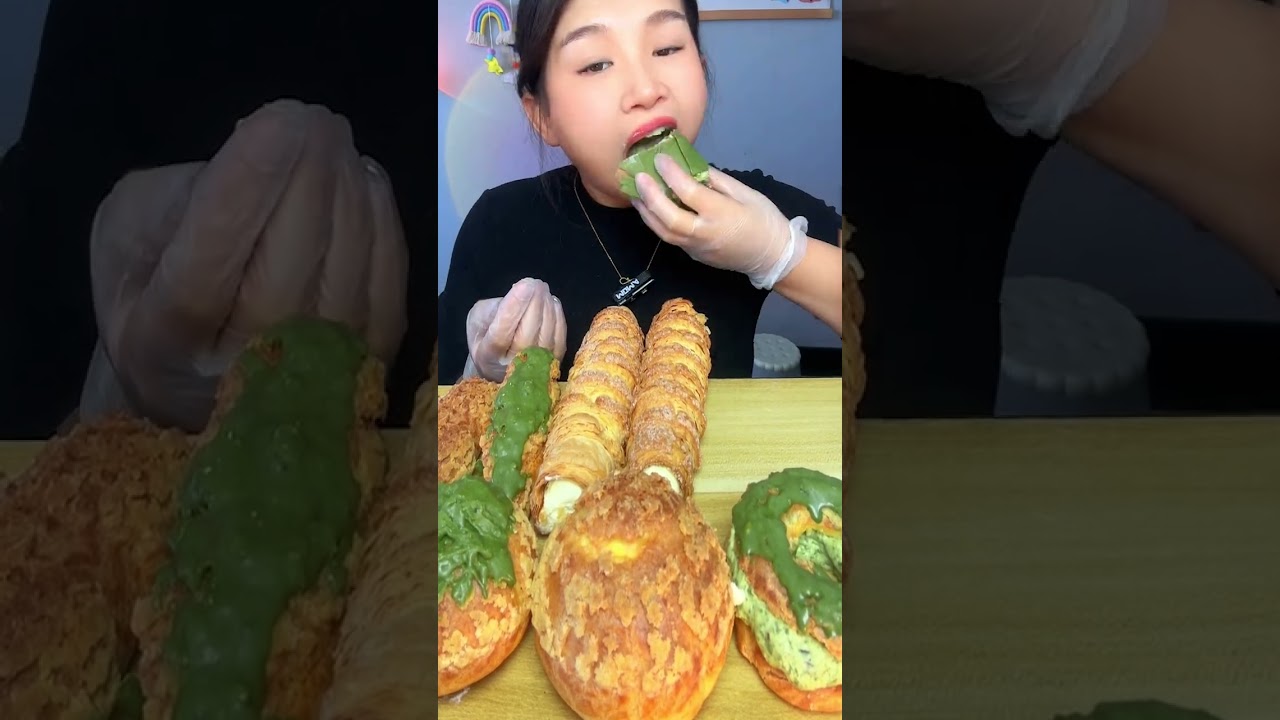 mukbang Sweet ASMR 🥰 Cream Cake eating SATISFYING Eating Show