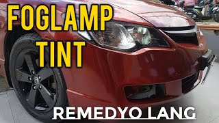 Foglamp Tint Dark Tint (Remedyo sa basag na foglamp)| Moto 8Speed