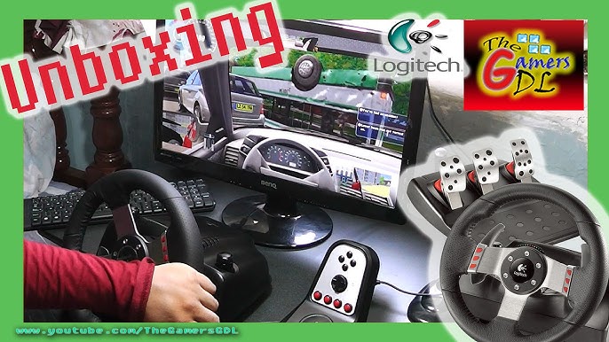 Unboxing Logitech G27 Racing Wheel Volante G 27 