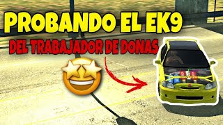 PROBANDO EL EK9 DE UN TRABAJADOR DE DONAS en car parking multiplayer |WD GARAGE|