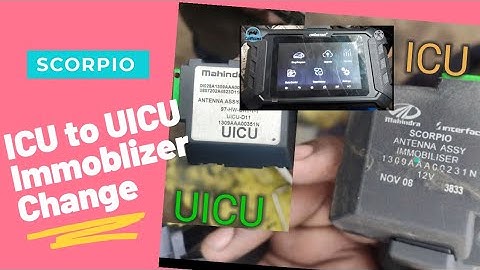 ICU to UICU Immoblizer Change - Mahindra Scorpio -  by Obdstar DP5