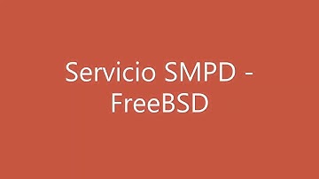 Servicio SNMP  - FreeBSD