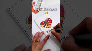 Easy gift Card Idea 😱 DIY love card #shorts #love #diy #gift #trendingshorts #youtubeshorts #cute