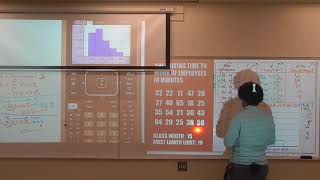 TI nspire Relative Frequency Part 2