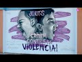 MURAL &#39;JUNTS CRIDEM CONTRA LA VIOLÈNCIA&#39;