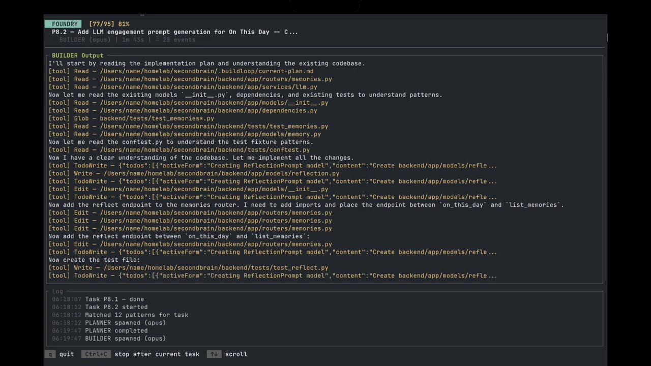 Enhancing the Second Brain with the Loop