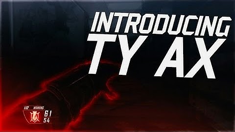 Introducing Ty AX by Sane