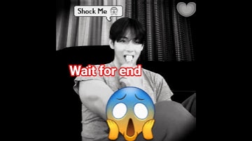 Taehyung made me shock video #btsedits #taehyung #kimtaehyung #btsv #vbts #ytshorts #shorts