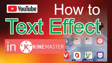 create a text animation effect in kinemaster | without watermark 3d text effect kinemaster tutorial