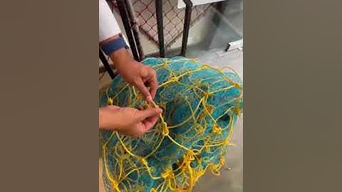 Handmade and Machine knotted safety net