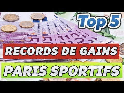 LE TOP 5 DES RECORDS DE GAINS AUX PARIS SPORTIFS 🏆 💶