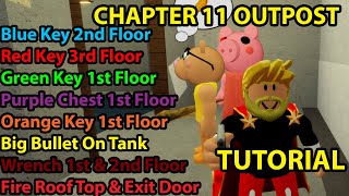 Roblox Piggy How To Escape Chapter 11 Outpost All Key Location Ending All Jumpscare Mem Funny Secret Youtube - roblox piggy blue keycard