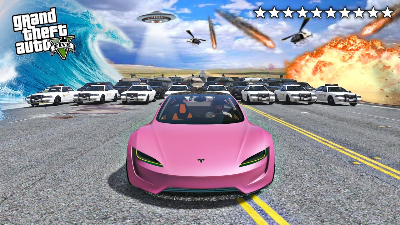 RESISTER dans GTA 5 avec 6 ETOILES et le mode CHAOS !