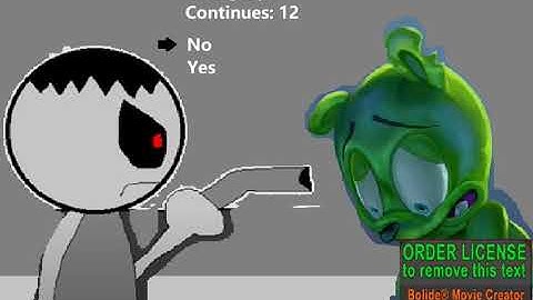 Tymek Exe (Spirits Of Hell) Round 1 English PC Bootleg - Give Up + Game Over As Gummy Bear (REMAKE)