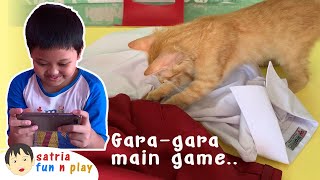 Gara-gara main game terus, seragam jadi berantakan - Satria Fun n play