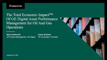 Total Economic Impact of Asset Performance Management for Oil & Gas Operations