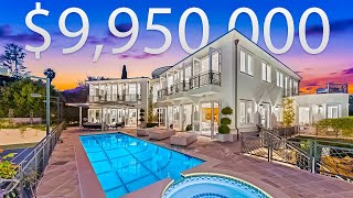 INSIDE A $9,950,000 MEGA MANSION With A TENNIS COURT And BASKETBALL COURT | Mansion Tour
