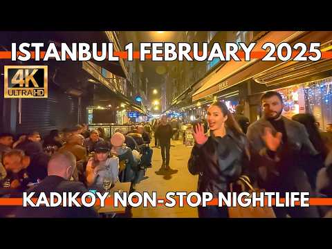 Istanbul Turkey 2025: Vibrant Weekend Nightlife in Kadıköy | Cafes, Bars, Pubs, Street Food & Fun