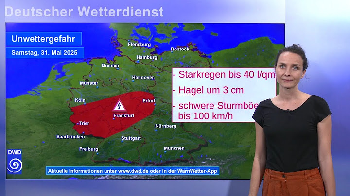 31.05.2025 Unwetterinformation - Deutscher Wetterdienst (DWD)
