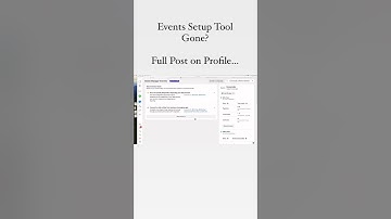 Facebook Events Setup Tool Gone?