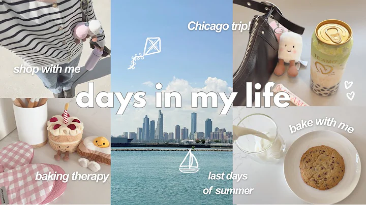 CHICAGO VLOG: end of summer break 🌺🌊 back to school shopping, baking, productive days in my life ˚꩜