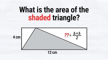 How to find the area of a triangle located inside of a rectangle