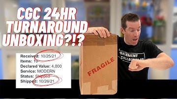 24HR CGC TURNAROUND UNBOXING?!? / MODERN SPEC COMICS
