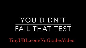 Get more views for "Imagine a Transcript" video TINYURL com:NoGradesVideo 2 minutes