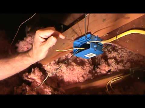 How to Extend Wire in Attic - YouTube