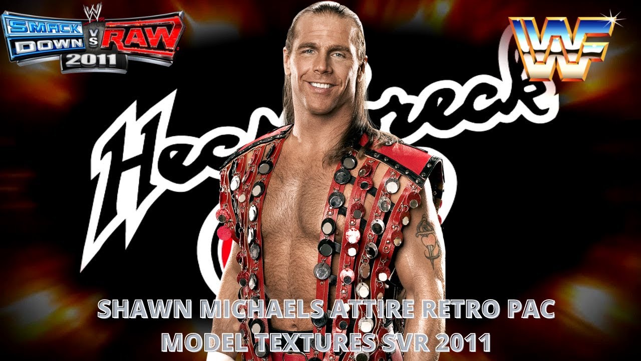 SHAWN MICHAELS ATTIRE RETRO PAC MODEL TEXTURES SVR 2011 ISO ORIGINAL