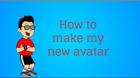 How to make my new goanimate avatar