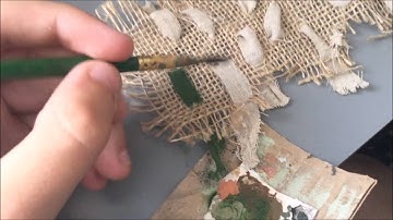 How to make a camo net for RC Tanks