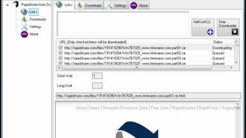 FREE RapidShare Auto Downloader!