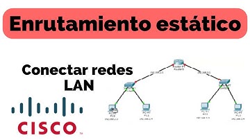 Conectar dos redes LAN | Enrutamiento estático(2 Routers) Packet Tracer