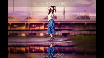 Strobist Video: How to create sunset colors with Filters / カラーフィルターで夕日を作る ポートレート撮影 雨上がりの水たまり 反射使用