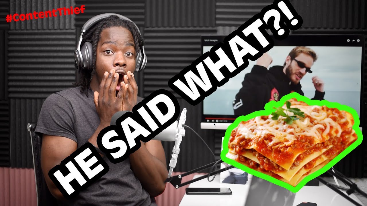 Content Thief Pewdiepie B Tch Lasagna Reaction Youtube - i played b tch lasagna in roblox 4 pewds youtube