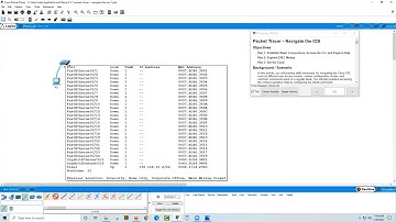 NetAcad ITN Packet Tracer 2.3.7 Navigate the IOS (Overview)