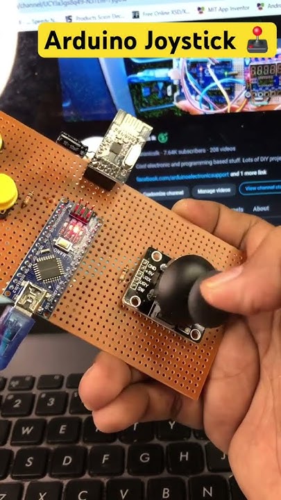 Arduino Joystick Module Code | Arduino joystick Remote Control ...