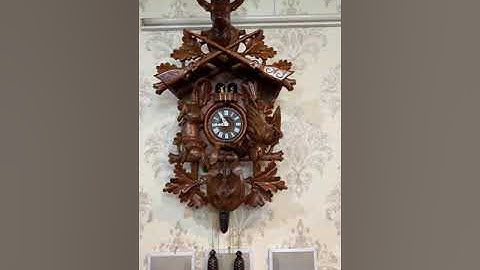 Đồng hồ cuckoo đầu Nai 3 tạ ngày - nhạc đầm xoay | zin nguyên bản từ Đức Về