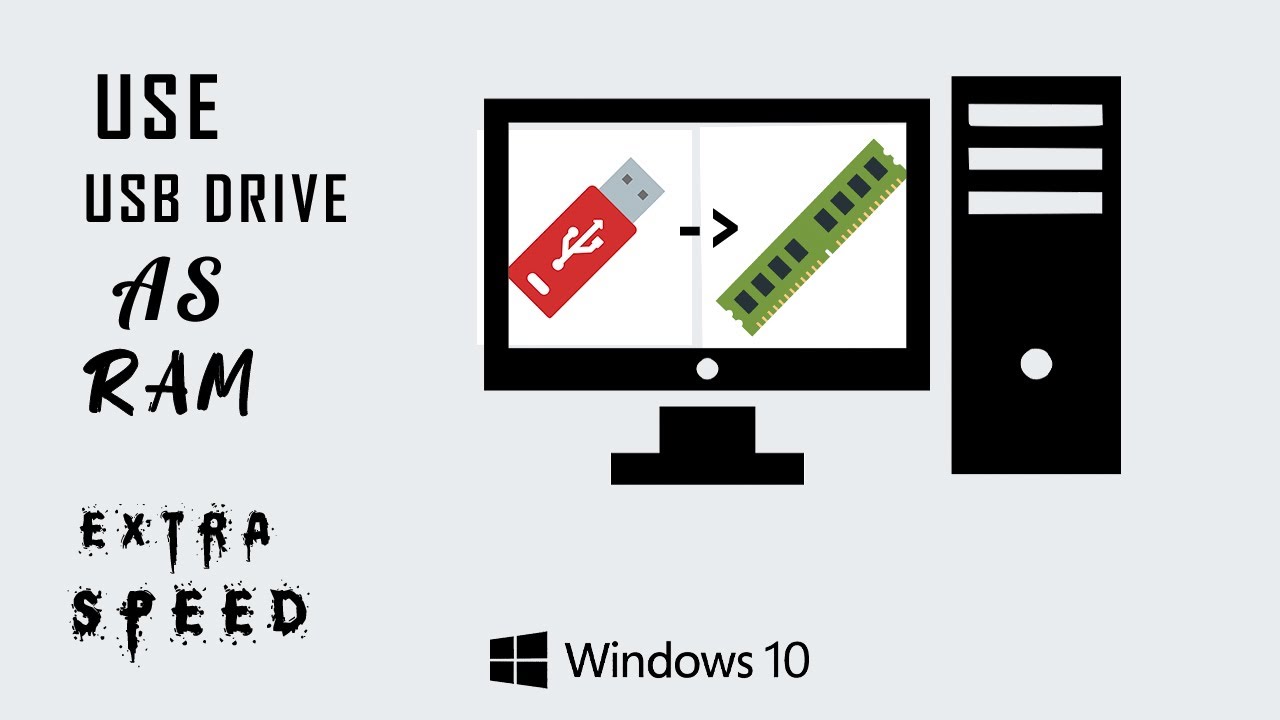 HOW TO USE YOUR USB DRIVE / PENDRIVE AS RAM. AN EXTRA SPEED ON YOUR PC ...