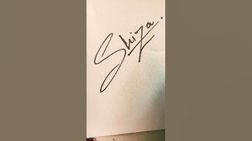 SHIZA name signature 💗🎀#today #shorts #signature #viral