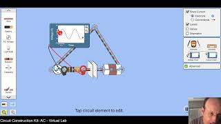 Modeling LRC Circuit Resonance with PhET Simulator