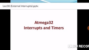 Lecture 08 interrupts
