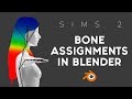 Sims 2 Mesh Tutorial | Smooth Hair Bone Assignments In Blender