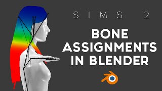 Sims 2 Mesh Tutorial | Smooth Hair Bone Assignments In Blender
