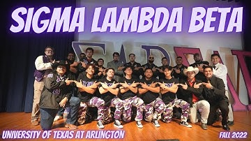 Sigma Lambda Beta - Ship L.U.C.I.O.N. - Fall 2022 - using Sony A7SIII
